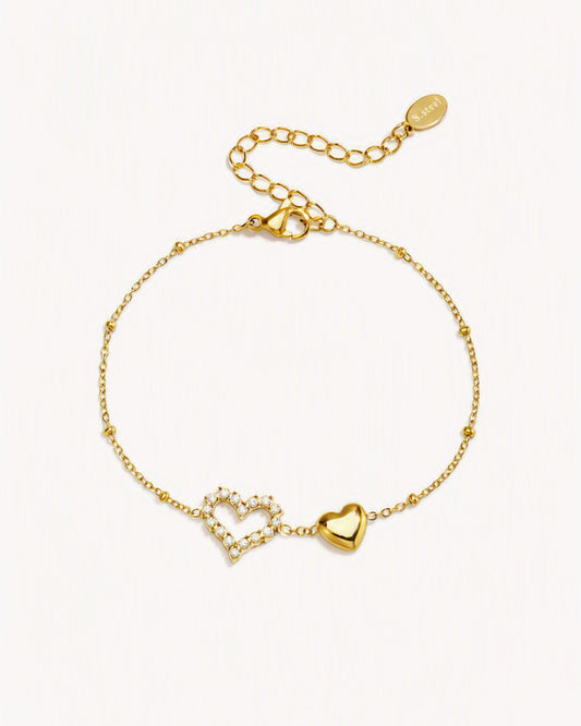 Twin Heart Bracelet