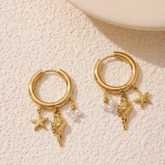 Maris Charm Sea Life Earrings