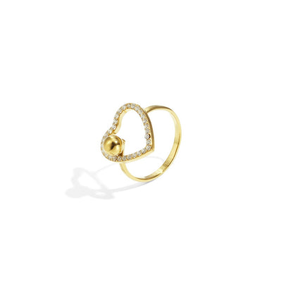 Halo Heart Ring