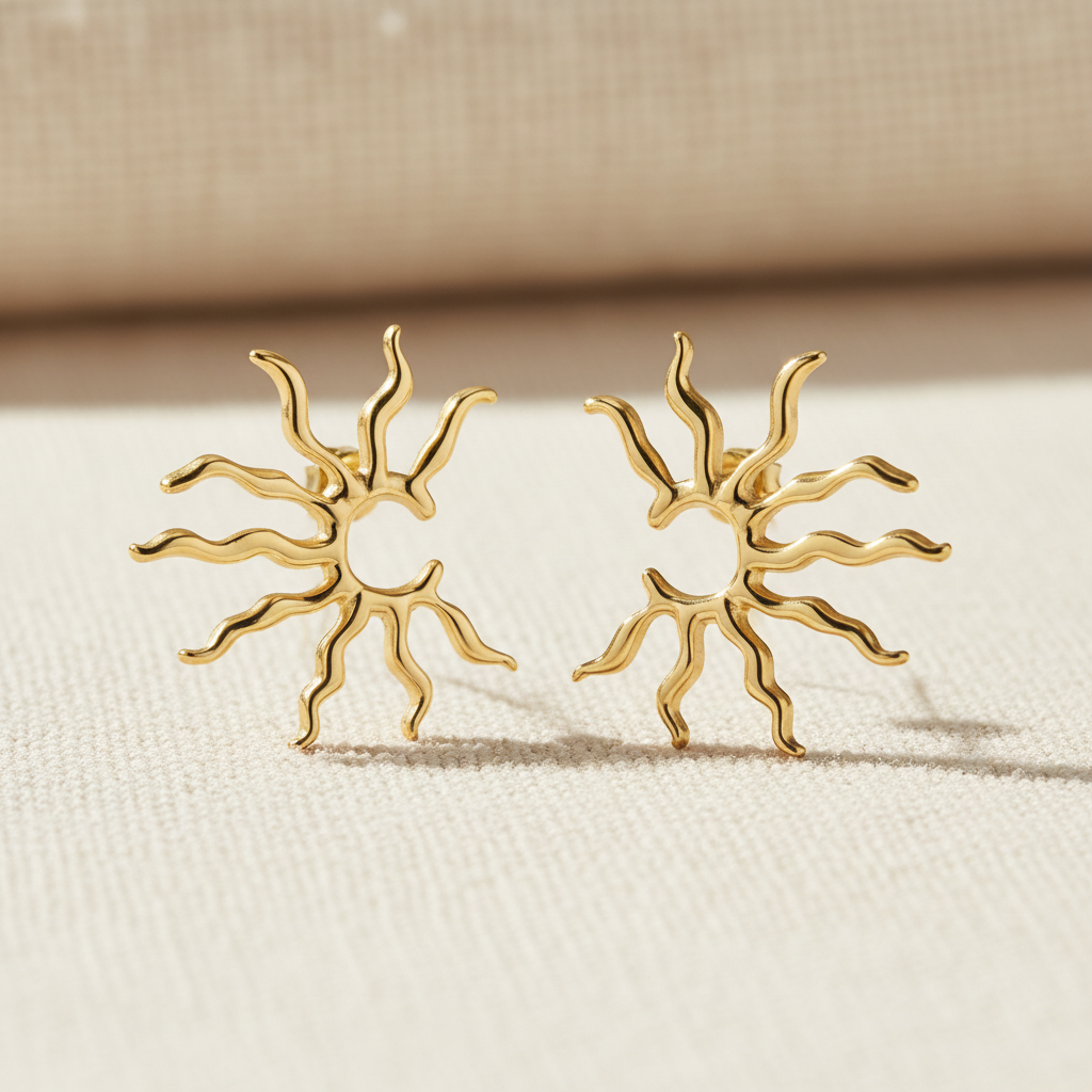 Sol Radiance Earrings - Glitzea